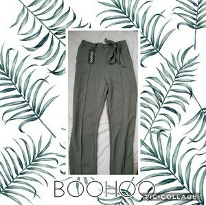 Women's BooHoo Tie-Waist Pants